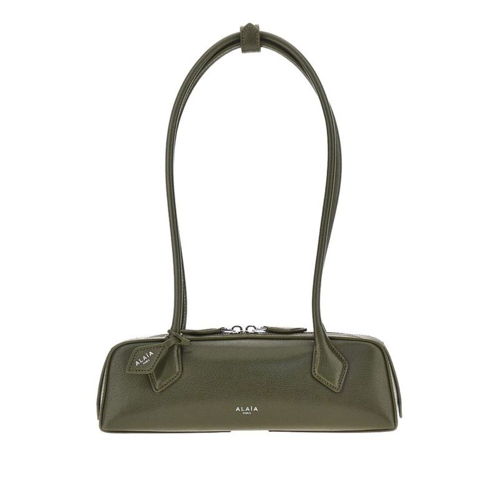 Alaia Women Grained Leather Small 'Le Teckel' Bag